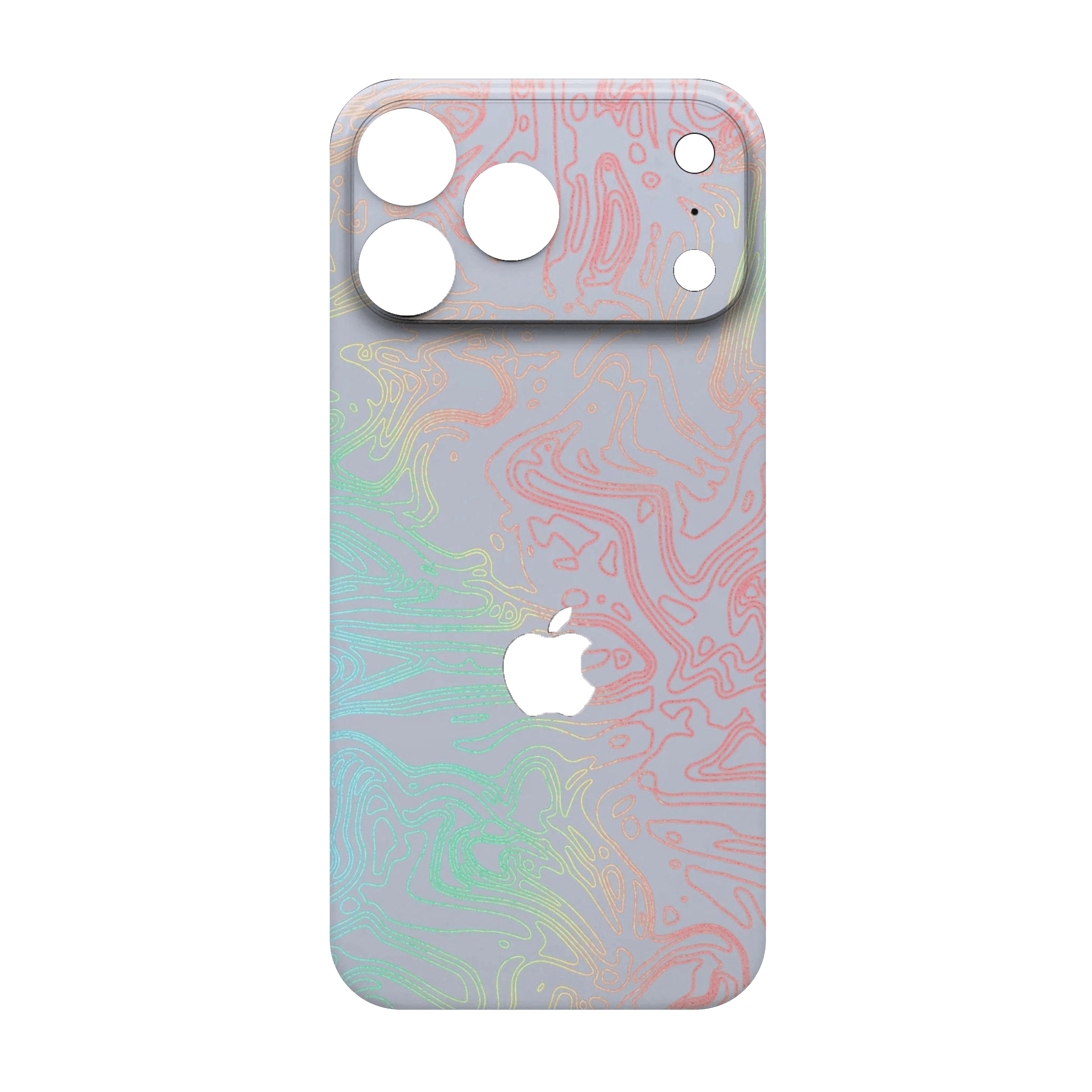 Nexa topographic skin printed on an iPhone