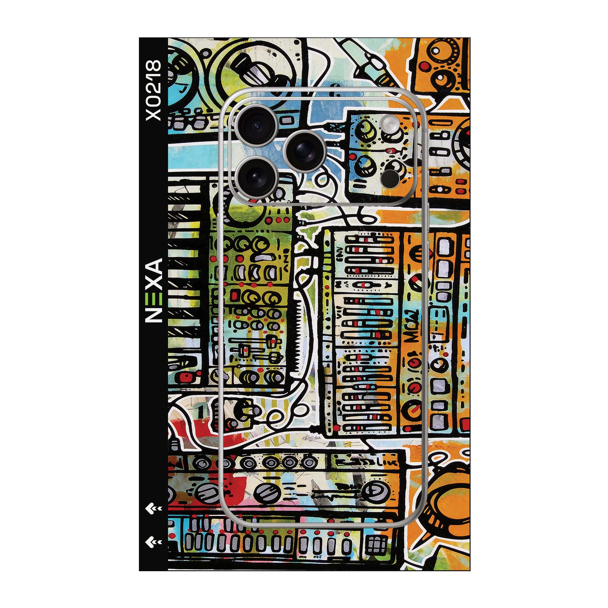 X0218 - Graffiti Raw Skins