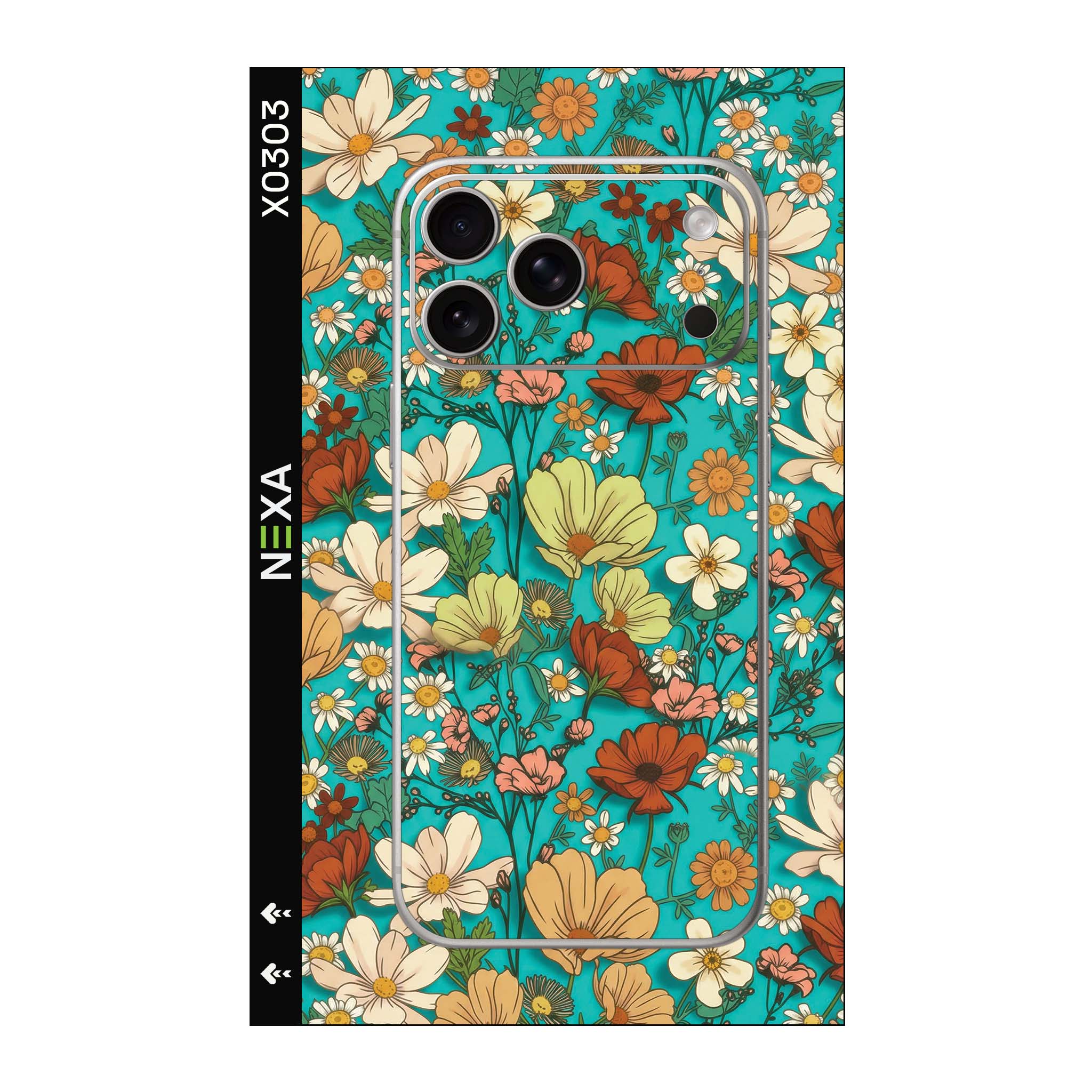 X0303 - Flowers Raw Skins