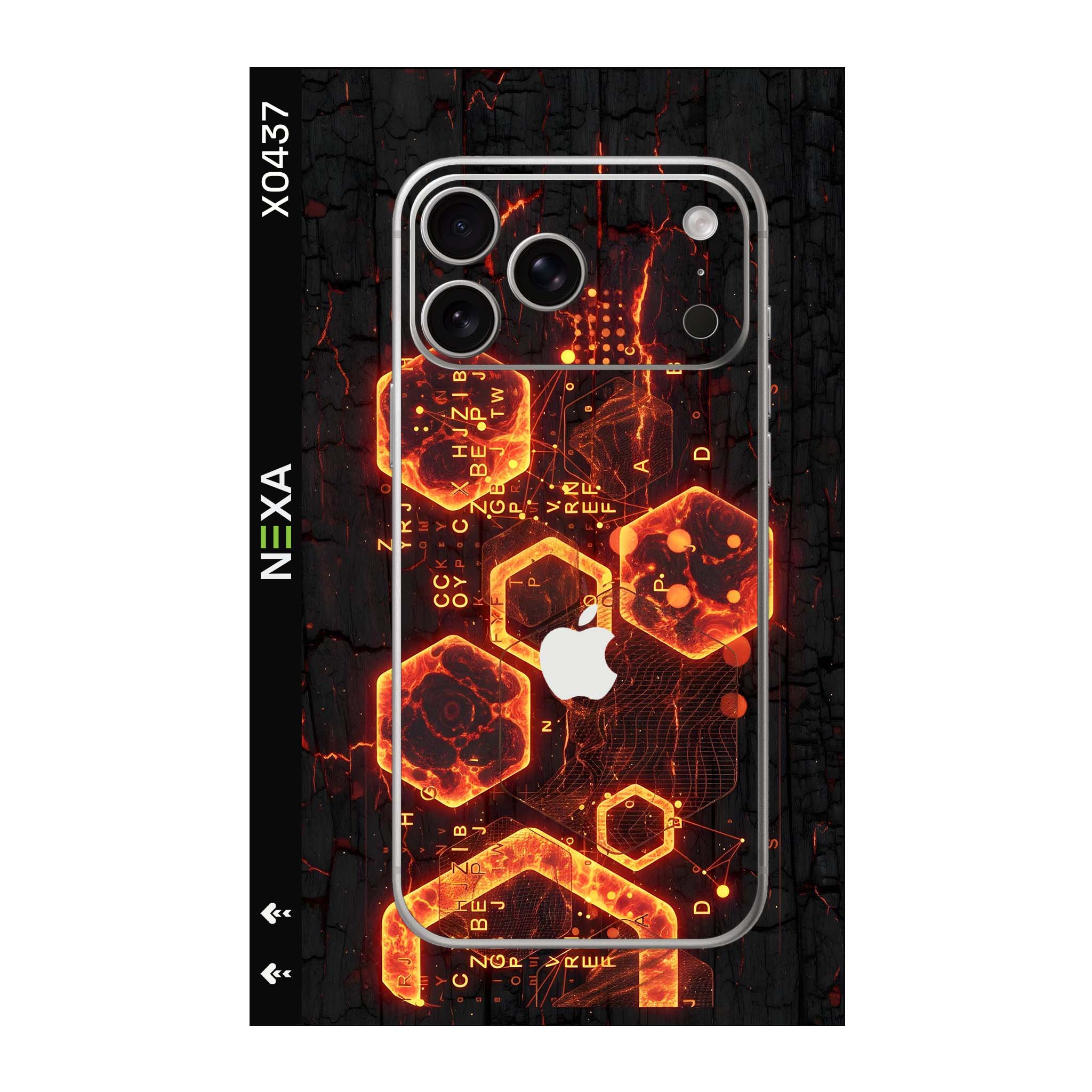 X0437 - Lava Raw Skins